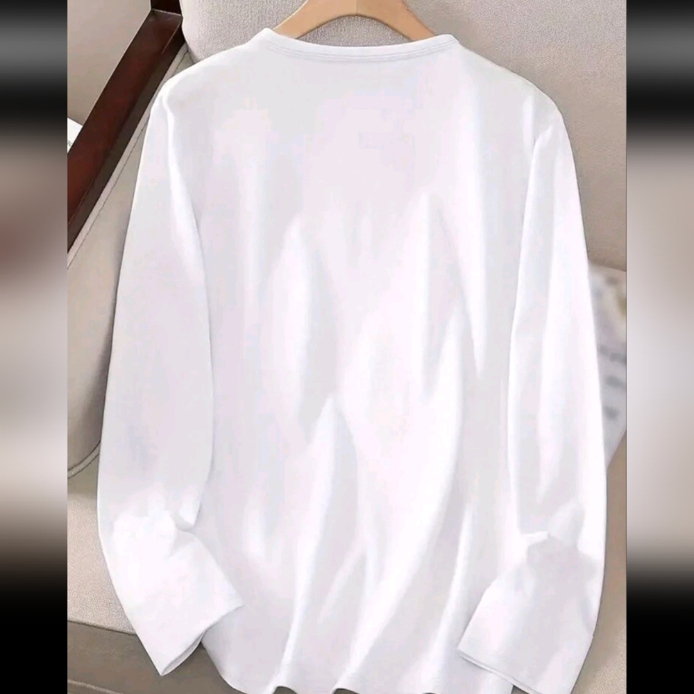Snowman Graphic Long Sleeve Top - Picture 2 of 4